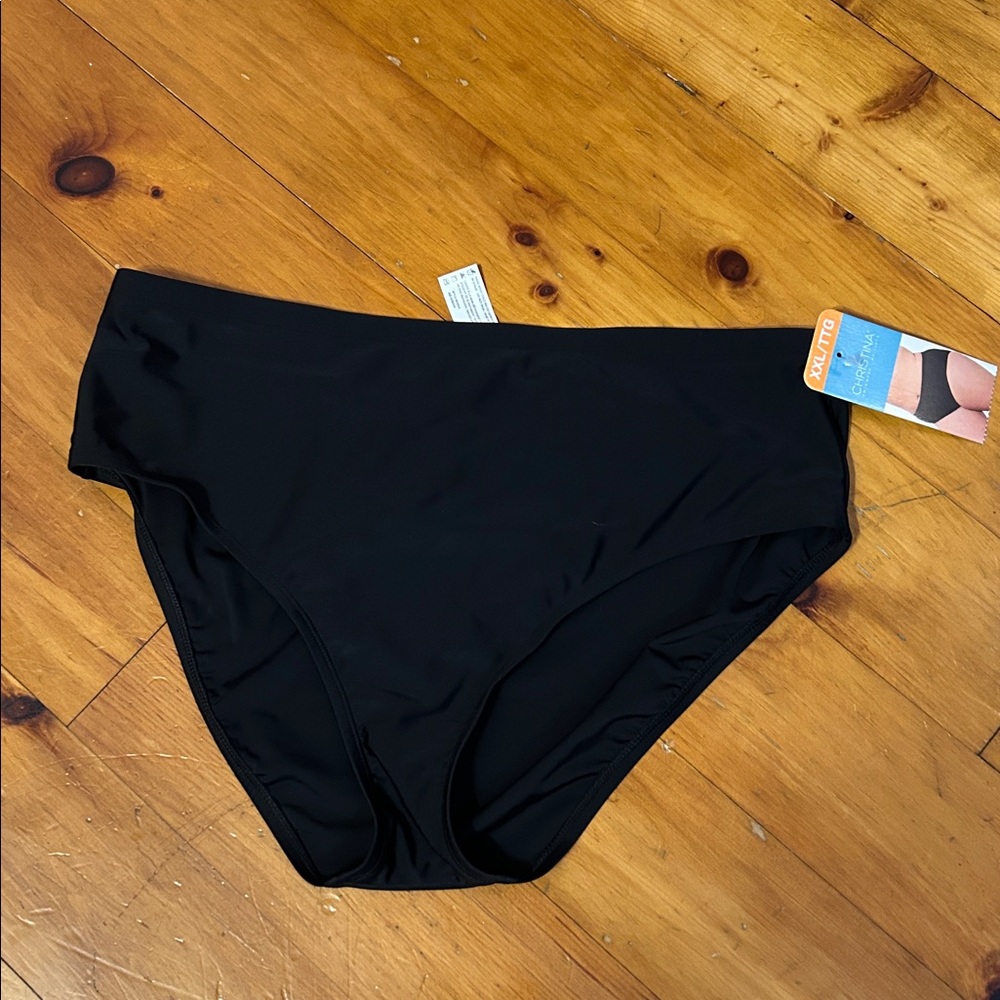 🛑sold 🛑NWT XXL Black Swim Bottoms